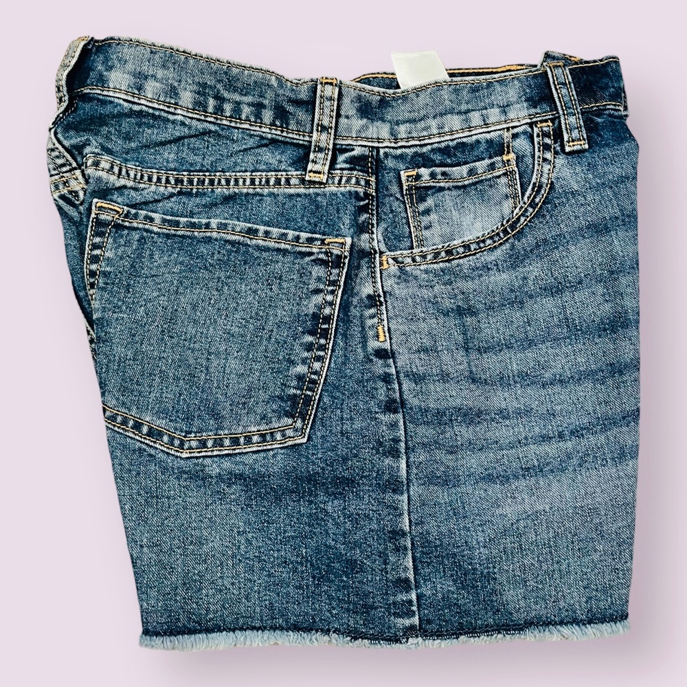 Old Navy High Rise shorts girls size 16, adjustable waist - Picture 5 of 10